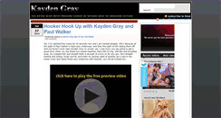 Desktop Screenshot of kaydengrayxxx.com